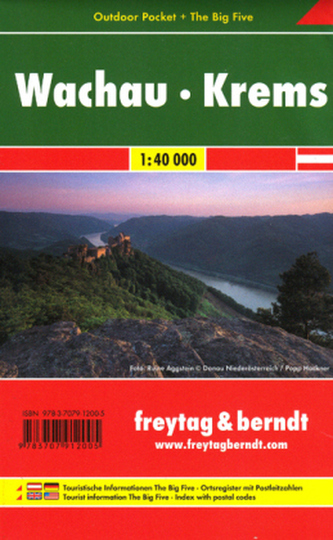 Freytag & Berndt Wander-, Rad- und Freizeitkarte Wachau, Krems
