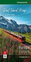 Europa, Rail Travel Map 1:4.500.000, freytag & berndt