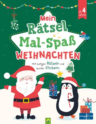 Mein Rätsel-Mal-Spaß Weihnachten