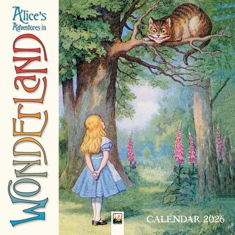 Alice in Wonderland - Alice im Wunderland 2026 - Original Flame Tree Publishing-Kalender [Kalender]