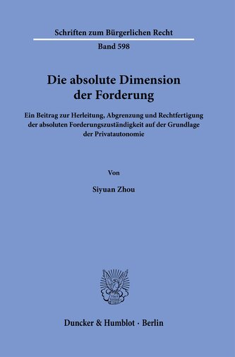 Die absolute Dimension der Forderung