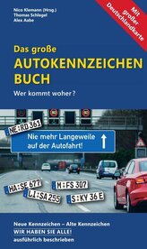 5er Pack: Das neue große Autokennzeichenbuch