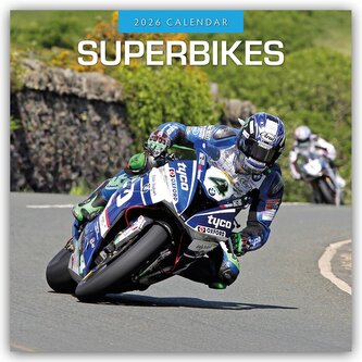 Superbikes - Motorräder 2026 - 16-Monatskalender