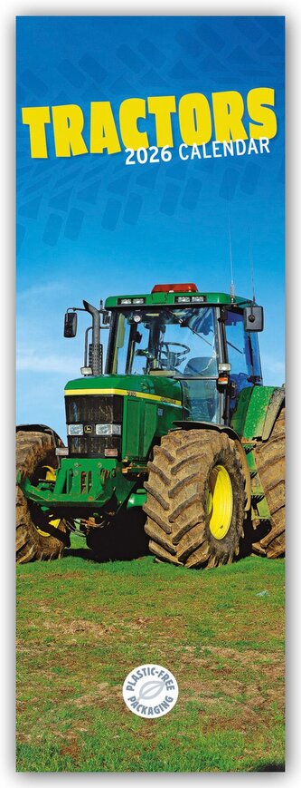 Tractors - Traktoren 2026 - Slimline-Kalender