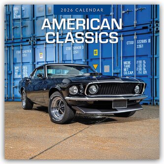 American Classic Cars - Klassische Amerikanische Autos 2026 - 16-Monatskalender