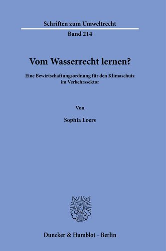 Vom Wasserrecht lernen?