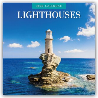 Lighthouses - Leuchttürme 2026 - 16-Monatskalender