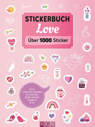Stickerbuch Love  I Über 1000 Sticker