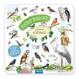 TRÖTSCH - Stickermalbuch Unsere Vogelwelt Malbuch mit Stickern| Ab 5 Jahren