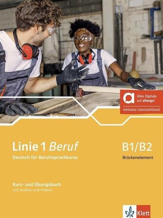 Linie 1 Beruf B1/B2 Brückenelement - Hybride Ausgabe allango, m. 1 Beilage