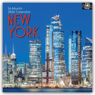 New York 2026 - 16-Monatskalender
