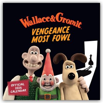 Wallace and Gromit 2026 - Wandkalender