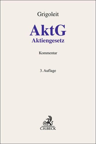 Aktiengesetz. AktG