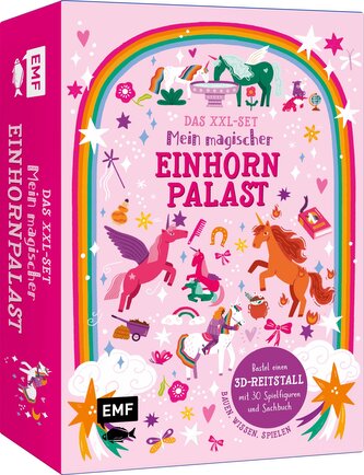 Das XXL-Set - Bauen, Wissen, Spielen: Mein magischer Einhornpalast