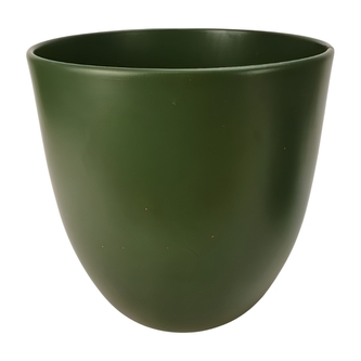 Keramický květináč Basel matný 27 cm mechový, 2. jakost