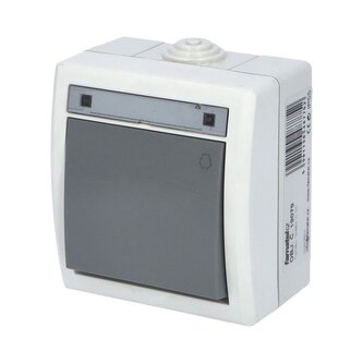 ATLAS IP55 Tlačítko symbol "světlo" č.1/0, šedé