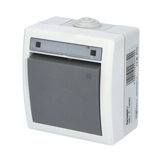 ATLAS IP55 Přepínač křížový č.7, šedý