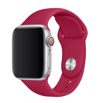Apple Watch řemínek jednobarevný, 42/44/45/46/49mm, S (Obvod ruky 16,5 až 20,5cm), Pomegranate
