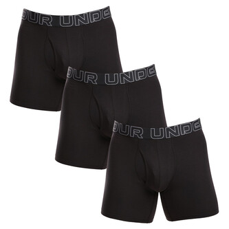 3PACK pánské boxerky Under Armour černé (1383889 001) XL
