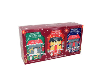 English Tea Shop Červená vánoční kolekce čajů 3 x 20 ks