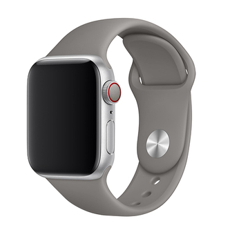 Apple Watch řemínek jednobarevný, 42/44/45/46/49mm, L (Obvod ruky 18,5 - 23cm), Dark gray