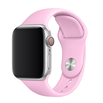 Apple Watch řemínek jednobarevný, 42/44/45/46/49mm, L (Obvod ruky 18,5 - 23cm), Pink Sand
