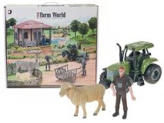 Farma z figurkami zwierząt