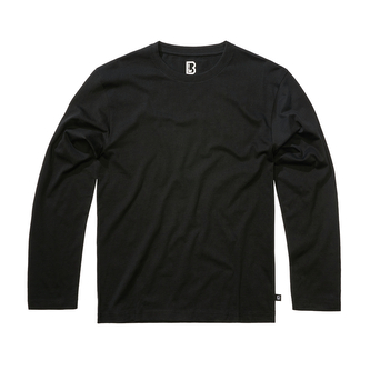 Triko s dlouhým rukávem Brandit Premium Longsleeve - černé, 7XL