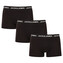 3PACK pánské boxerky Jack and Jones černé (12171944) S