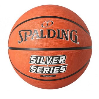 Míč basket SPALDING SILVER SERIES RUBBER vel. 5 (Guma)