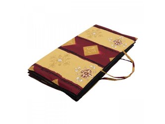 Plážové lehátko YATE - vínová (Bavlna)