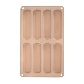 Forma silikon na cukrářské piškoty 8 béžová