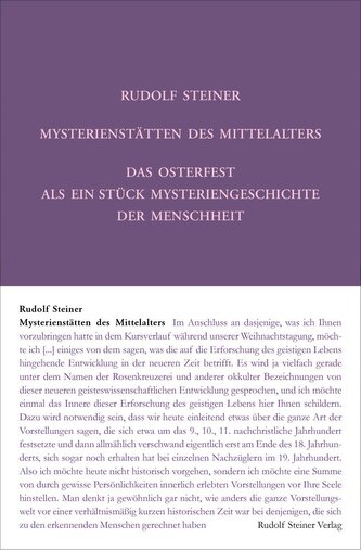 Mysterienstätten des Mittelalters. Rosenkreuzertum und modernes Einweihungsprinzip