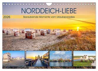 NORDDEICH-LIEBE (Wandkalender 2026 DIN A4 quer), CALVENDO Monatskalender