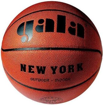 Míč basket NEW YORK BB7021S - hnědá (Syntetická kůže/Textil)