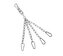 Háčkový řetěz na boxovací pytel BRUTE 4-WAY SPLIT CHAIN BT0007000 - 60 KG