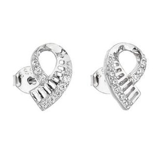 Stříbrné náušnice se zirkonem 11046.1 Evolution Group