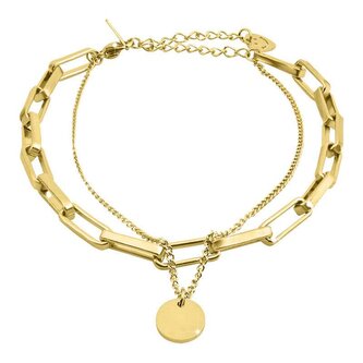 Dvojitý pozlacený náramek VGS1124G Troli