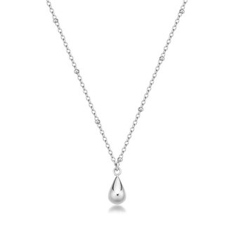 Nadčasový ocelový náhrdelník Tear Drop Perfect BPC09 Brosway