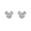 Půvabné ocelové pecky se zirkony Mickey Mouse E600178RWL-B.CS Disney