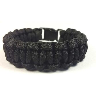 Paracord náramek Solomon Černá Cordell / Rozměr: XL ( 20 - 21 cm ) - 20 - 21 cm