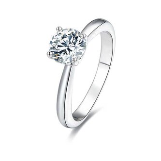 Stříbrný prsten s krystaly AGG200 Beneto / Obvod: 50 mm - 50 mm