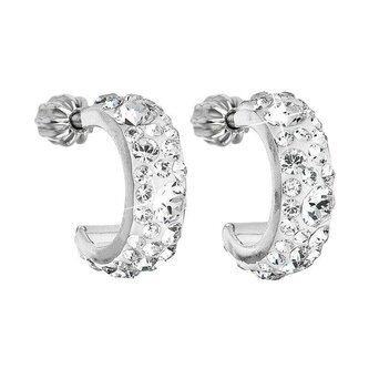 Půlkruhové náušnice 31118.1 krystal Evolution Group