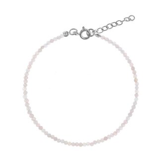 Korálkový náramek z růžového měsíčního kamene AJKNR009 Again Jewelry