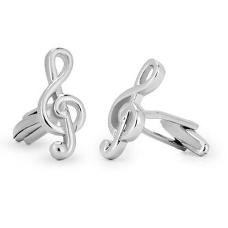 Módní manžetové knoflíčky Houslový klíč sTO3653 Troli