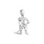 Stříbrný přívěsek Hokejista 64016 Evolution Group