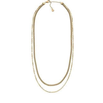 Dvojitý pozlacený náhrdelník Merete SKJ1860710 Skagen