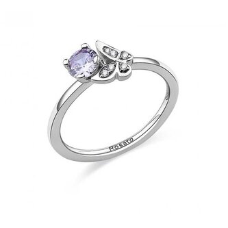 Slušivý stříbrný prsten s motýlkem Gaia RZGA40 Rosato / Obvod: 54 mm - 54 mm