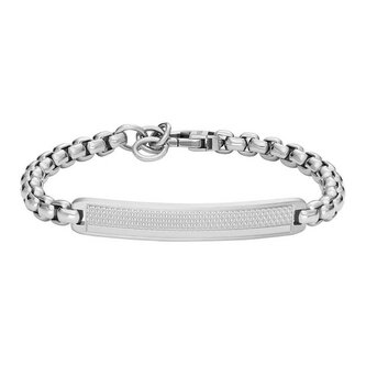 Výrazný pánský náramek z oceli Knox JF04767040 Fossil