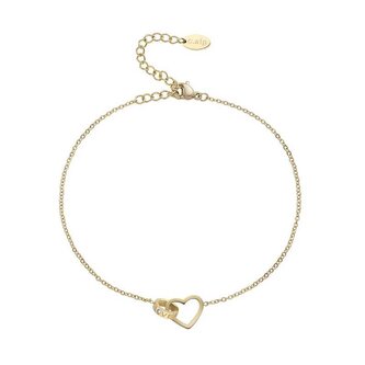 Stylový pozlacený nákotník Together 29004.EG Crystalp